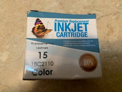 18C2110 15 OEM Nova Tinta Colorida Lexmark X2600 X2650 X2670 Z2300 Z2320 * - Imagem 1 de 3