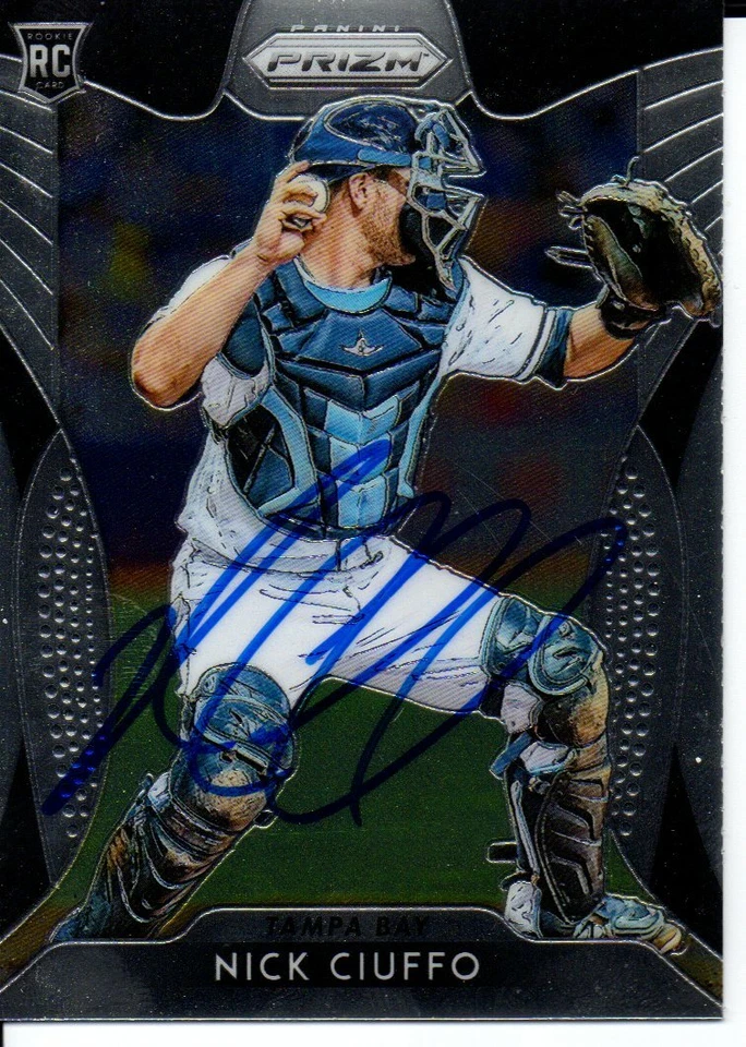 Nick Ciuffo Tampa Bay Rays 2019 Panini Prizm Rookie Autographed Signed Card - Image 1 of 1
