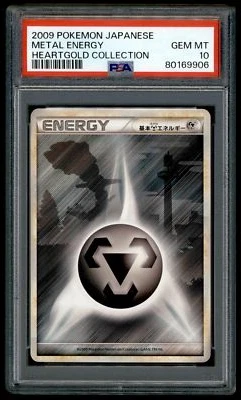 Pokemon Japanese L1 HeartGold Metal Energy 2009 Collection PSA 10 80169906 - Image 1 of 2