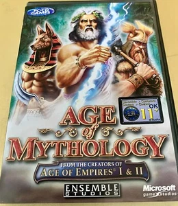 Age of Mythology PC CD Game 3 Disc Extended Expansion Ensemble Microsoft (2002) - Picture 1 of 8