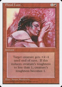 4x Blood Lust - MP - 4th Edition - SPARROW MAGIC mtg - Picture 1 of 1