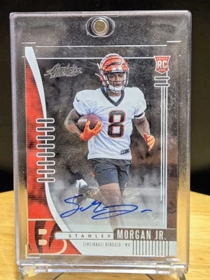 Panini Absolute Signed Cincinnati Bengals Stanley Morgan Jr.  Rookie  RC 🔥🔥🔥 - Image 1 of 2
