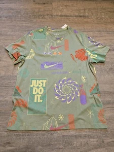 Nike Sportswear JDI Green Just Do It Tee Men Size XL - Picture 1 of 4