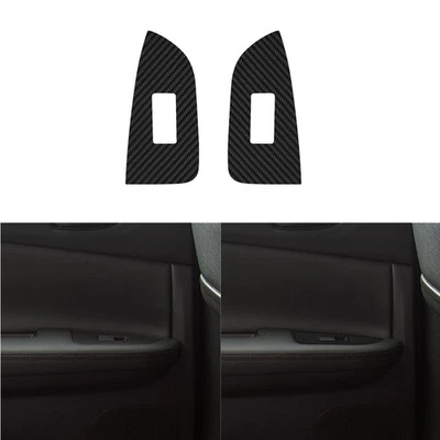 Rear Door Window Control Panel Trim Carbon Fiber For 2009-2015 Nissan Maxima - Image 1 of 4