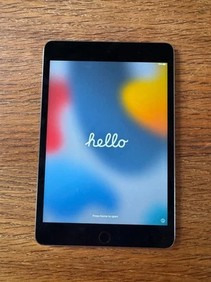 Apple iPad mini 4, 128GB, Wi-Fi, 7.9in, Space Grey, A1538 - Image 1 of 2