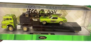 M2 Machines Auto Hauler 80 1966 Ford C-950 Truck 66 Ford Mustang Fastback AS IS - Picture 1 of 2