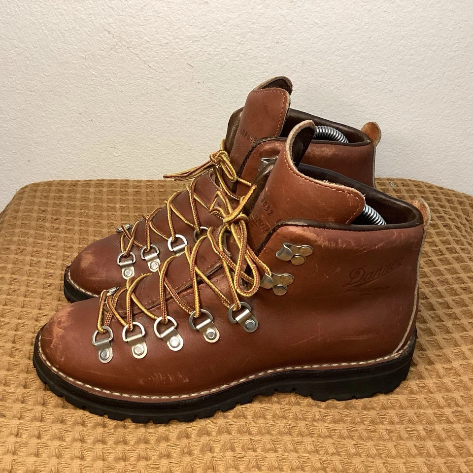 Botas de Senderismo Vintage Danner 3052 Para Hombre Talla 6.5 M Gore-Tex Mountain Light Marrón Foto 1 de 4
