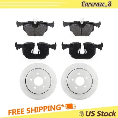 Kit Pastillas Freno Traseras y Rotores BMW M3 3.2L 2001 2002 2003 2004 2005 2006 Foto 1 de 4