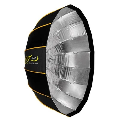 Plato de belleza plateado plegable Glow Glow EZ Lock 42" Softbox con velocidad de montaje de arco Foto 1 de 4