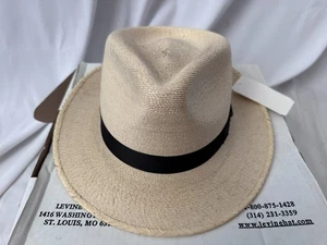 Fedora Stetson Rushmore vintage uomo taglia media colore naturale - Foto 1 di 10