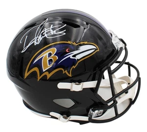 Derrick Henry Signed Baltimore Ravens Speed Full Size NFL Helmet - Picture 1 of 2