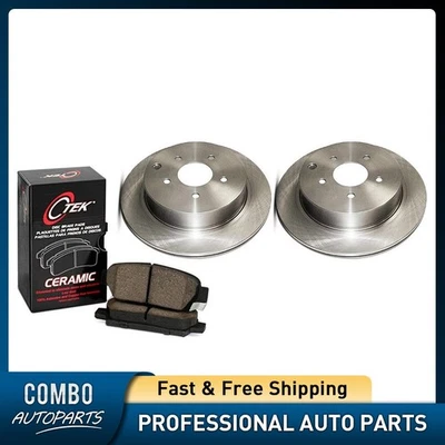 Front Disc Brake Pad Set Disc Brake Rotor fits 2008-2013 Chevrolet Suburban 1500 - Image 1 of 4