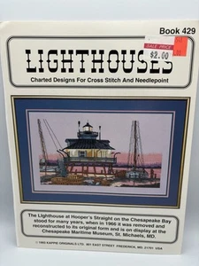Lighthouses Cross Stitch Pattern Book Deconstructed 2 Light House Patterns - Picture 1 of 14