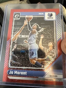 2024-25 Optic Basketball Ja Morant #106 Red Sparkle Serial /75 (302) - Bild 1 von 2