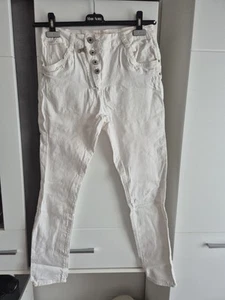 Hose Damen Mädchen S 36 Strech Skinny Weiß Lexxury - Bild 1 von 2