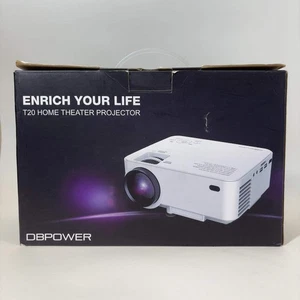DBPower T20 - LCD Mini Home Theater Projector HD 18000 Lumens PJ0703 - Picture 1 of 5