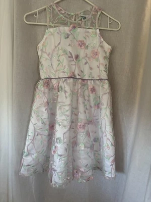 RARE EDITIONS Girls Size Large (10/12) Lined Formal Party Wedding Holiday Dress - Image 1 of 4