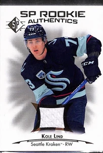 Kole Lind Upper Deck 2021-22 SP Rookie Authentics #105 Seattle Kraken - Bild 1 von 2