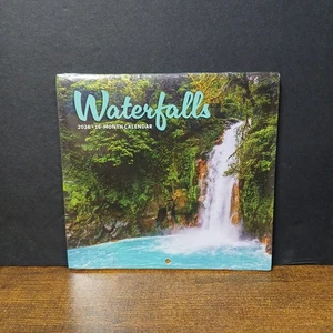 WATERFALLS 2026 16-Month Mini 5.6x5.3" Calendar, New / Sealed - Picture 1 of 3