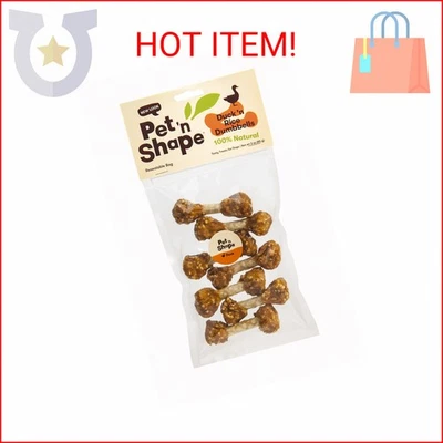 Mancuernas Pet 'n Shape Duck 'n Rice golosinas para perros - 3 onzas Foto 1 de 2