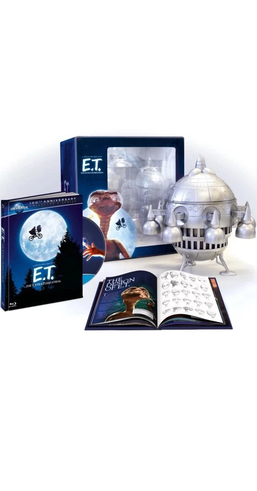 Nuevo Blu-ray ET The Extra Terrestrial con Nave Espacial Iluminada Sellado Foto 1 de 4