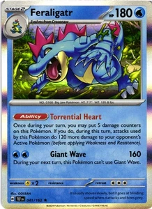 Feraligatr 041/162 SV05: Temporal Forces Reverse Holo - Picture 1 of 2