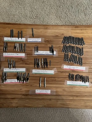 Лот из 95 Винтажных Новинок, Esterbrook, F. Soennecker, Speedball, Spencerian, Hunt - Изображение 1 из 4