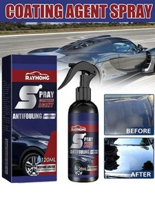 Spray removedor de arañazos de coche 120 ml agente de recubrimiento esmalte de pintura restaurador brillo limpiador - Imagen 1 de 9