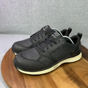 Timberland PRO Shoes Men Sz 10 Black Aerocore ESD Comfort Work Sneaker Composite - Picture 1 of 17