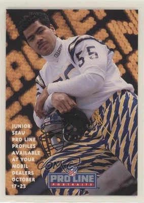 1992 Pro Line Mobil Junior Seau #4 HOF - Image 1 of 2