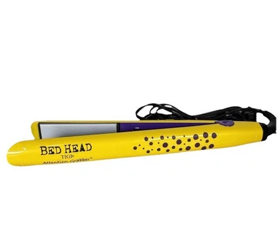 "Cabezal de cama TIGI plancha captador de atención 1"" turmalina cerámica amarillo púrpura" Foto 1 de 4