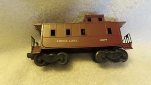 LIONEL #6017 NACHKRIEG "LIONEL LINES" BRAUNER KUPPELBEGLEITWAGEN SPUR O - Bild 1 von 1