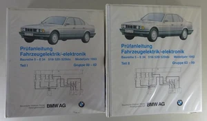 Manual de Taller Eléctrico/Diagramas Cableado BMW 5er E34 + Touring Año Modelo - Imagen 1 de 7