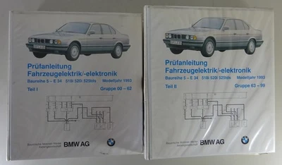 Manual de Taller Eléctrico/Diagramas Cableado BMW 5er E34 + Touring Año Modelo - Imagen 1 de 4