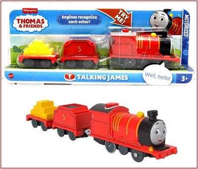 Thomas & Friends Tren MOTORIZADO Motor HABLANTE JAMES - Sonidos y Frases 🌟NUEVO🌟 Foto 1 de 4
