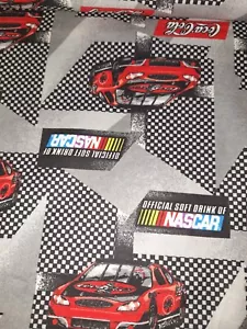 7 Yds. Nascar Flannel Cotton Quilt Fabric Read Description: - Picture 1 of 2