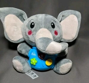 Soft Plush Musical Elephant Toy for Kids, Baby & Toddlers, Plays 12 Songs Works - Picture 1 of 7