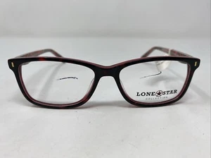 Lone Star AU103 RED TORTOISE LAMINATE 51-15-135 Full Rim Eyeglasses Frame “B86 - Picture 1 of 8