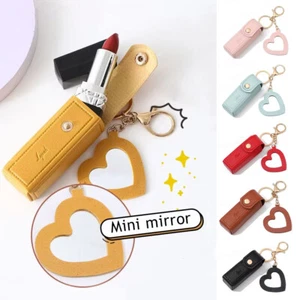 Lipstick Bags Wallet Keychain Mini Storage Bag Lipsticks Protective Cover Women - Picture 1 of 29