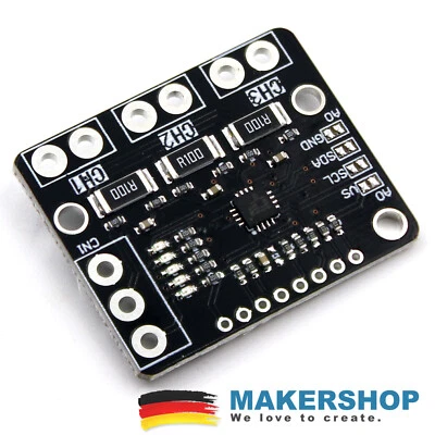 MAKERSHOP Strom Current Leistungssensor INA3221 INA219 Monitor Spannung Sensor Arduino