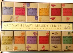 Lot of 12pcsAromatherapy Remedy for the Soul 12 Difference Floral Scented Soaps