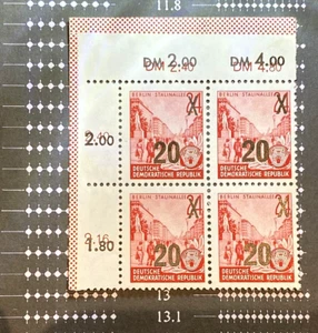 DDR 5-Year Plan 1954 4 stamps, Scott: 198B Type CZ5 / MiNr 439 a II g X I, MNH - Picture 1 of 9