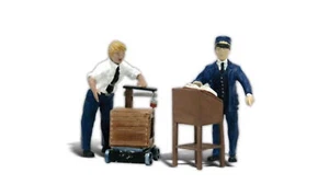 Woodland Scenics A2555 G Scale Dedicated Depot Workers - Picture 1 of 5
