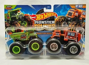 2024 HOT WHEELS MONSTER TRUCKS - GOTTA DUMP WILL TRASH IT ALL - 1:64 - Foto 1 di 6