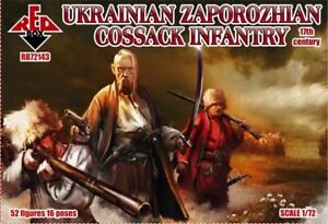 Ukrainian Zaporozhian Cossacks infantry. 17 cent (52 figures) 1/72 RedBox 72143