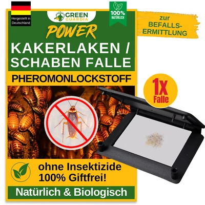 Kakerlakenfalle –1x Falle- Wirksam Schaben Bekämpfung,Kakerlaken Klebefalle - Bild 1 von 4
