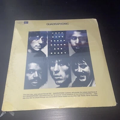 Jeff Beck Group – Rough And Ready ; 1972 Quadraphonic LP  (Factory  Sealed) - Image 1 of 4