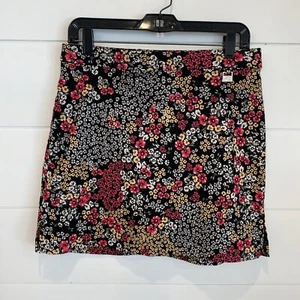 Rafaella Comfort Women Pull On Skort Skirt w/ Shorts Small Stretch Floral - Picture 1 of 6