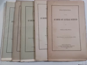1864 Proceedings Of The Academy Of Natural Sciences, Philadelphia, Full Year,... - Picture 1 of 14