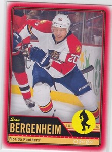 2012/13 O-PEE-CHEE..SEAN BERGENHEIM..RED REDEMTION..# 319.PANTHERS.COMBINED SHIP